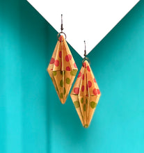 Load image into Gallery viewer, Kraft origami earring baubles in various patterns and colors

