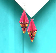 Load image into Gallery viewer, Two-tone origami earring baubles in various designs and colors
