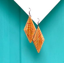 Load image into Gallery viewer, Kraft origami earring baubles in various patterns and colors
