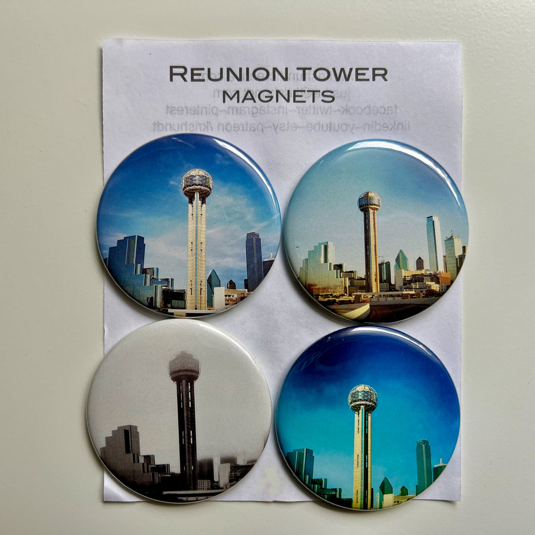 Refrigerator magnet sets, photography of Reunion Tower